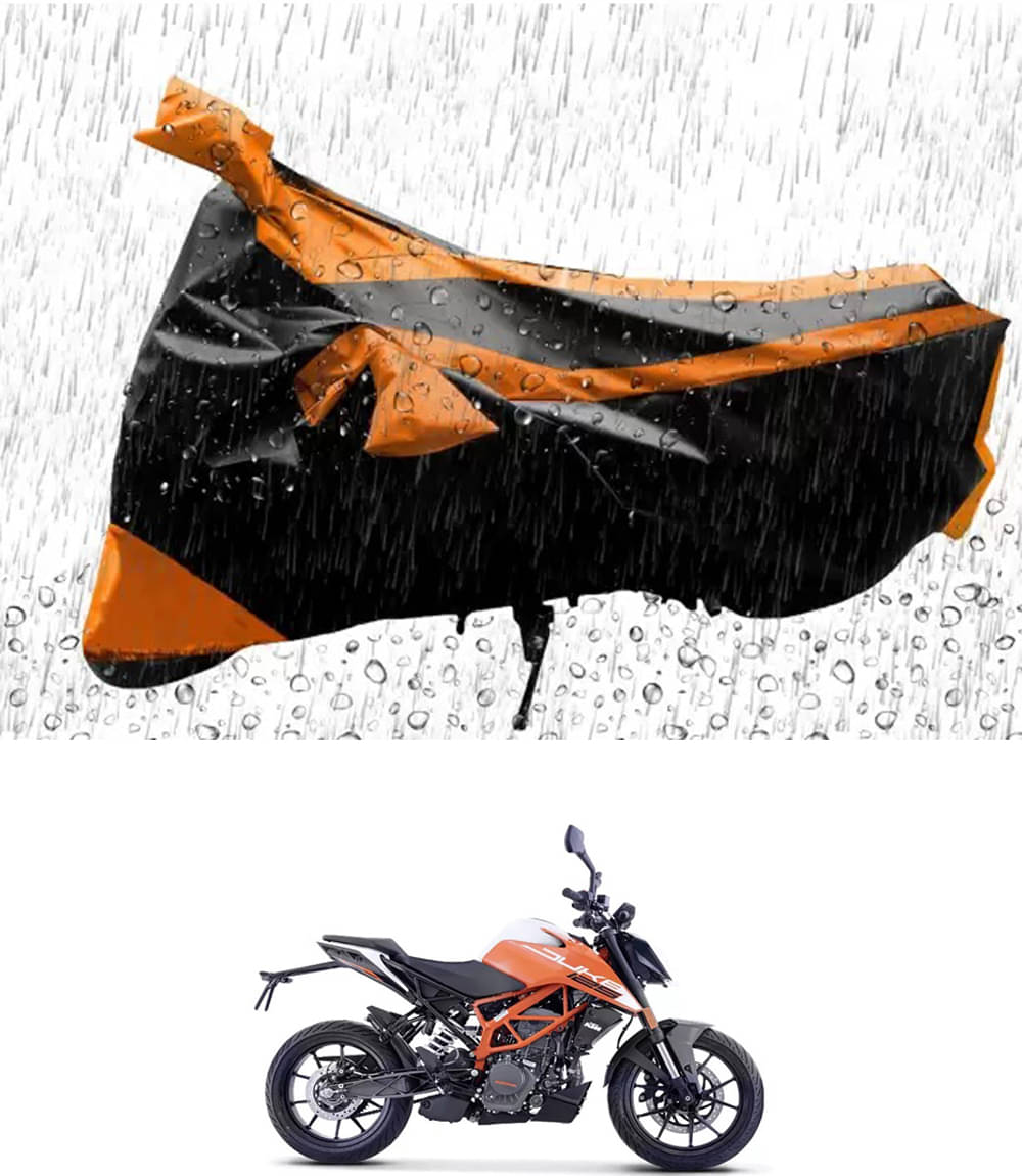 JVG Bike Body Cover for KTM Duke 200 ( Pack of 1 ) , Orange JVG Bike Body Cover for KTM Duke 200 ( Pack of 1 ) , Orange