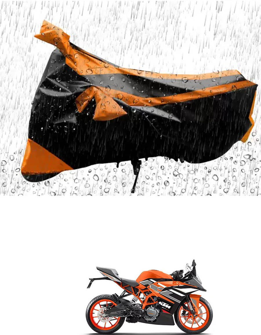 JVG Bike Body Cover for KTM RC 200 ( Pack of 1 ) , Orange