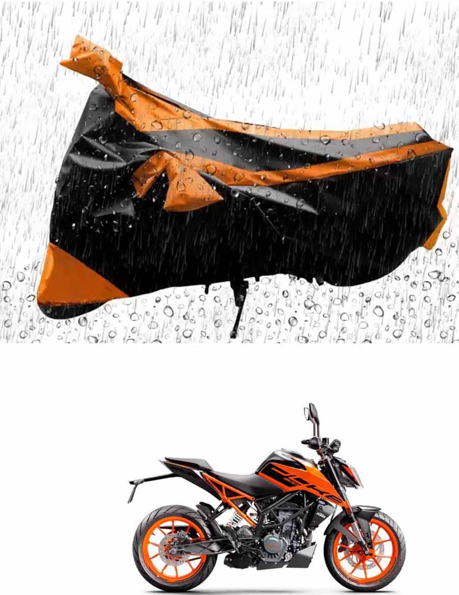 JVG Bike Body Cover for KTM Duke 200 ( Pack of 1 ) , Orange