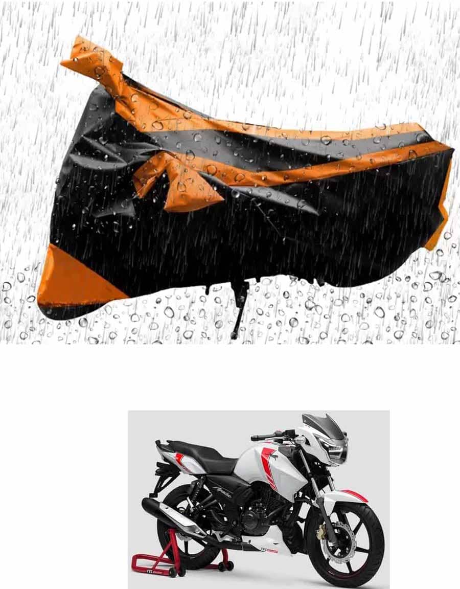 JVG Bike Body Cover for TVS Apache RTR 160 ( Pack of 1 ) , Orange