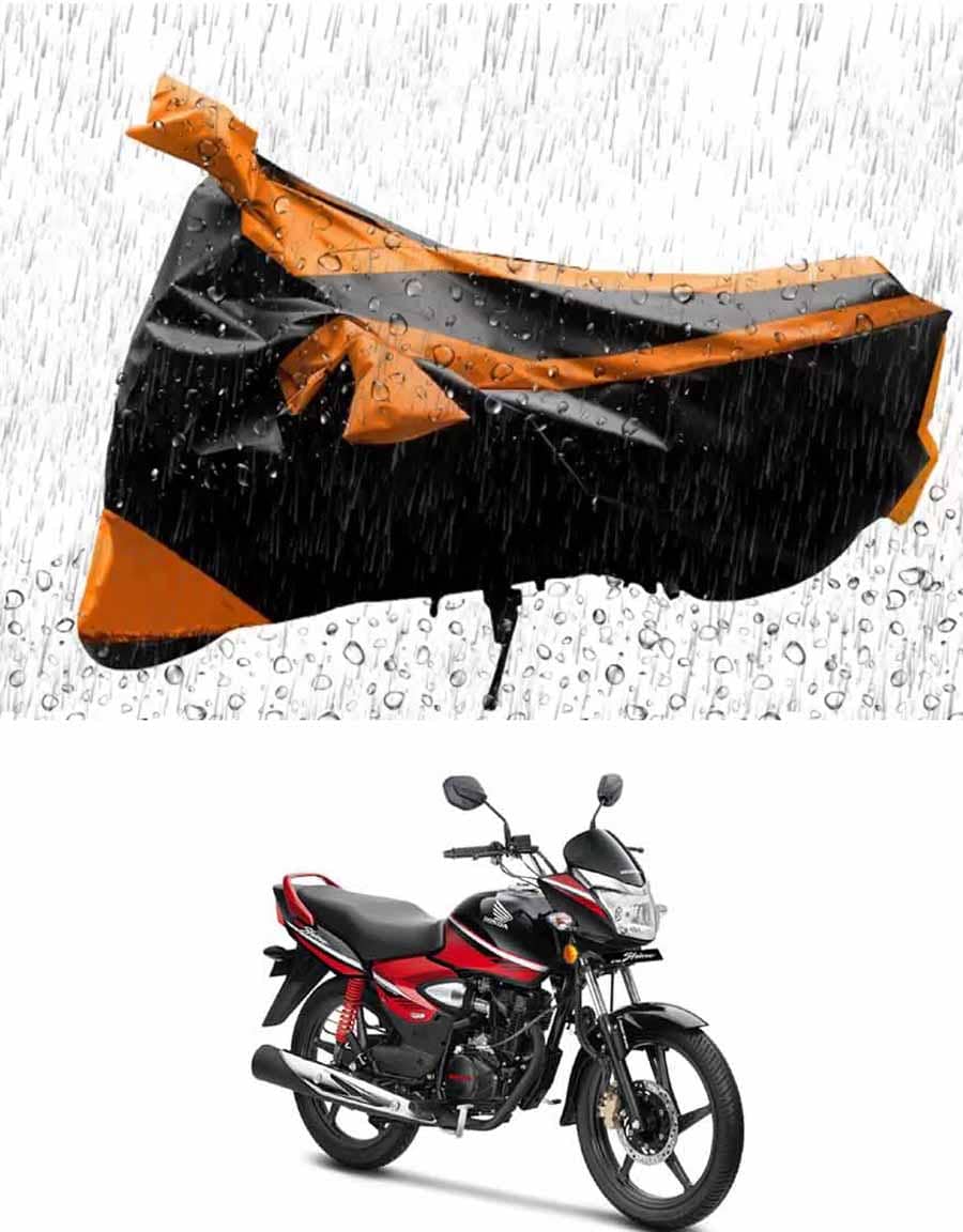 JVG Bike Body Cover for Honda CB Shine ( Pack of 1 ) , Orange
