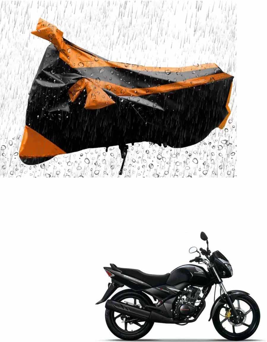 JVG Bike Body Cover for Honda CB Unicorn ( Pack of 1 ) , Orange