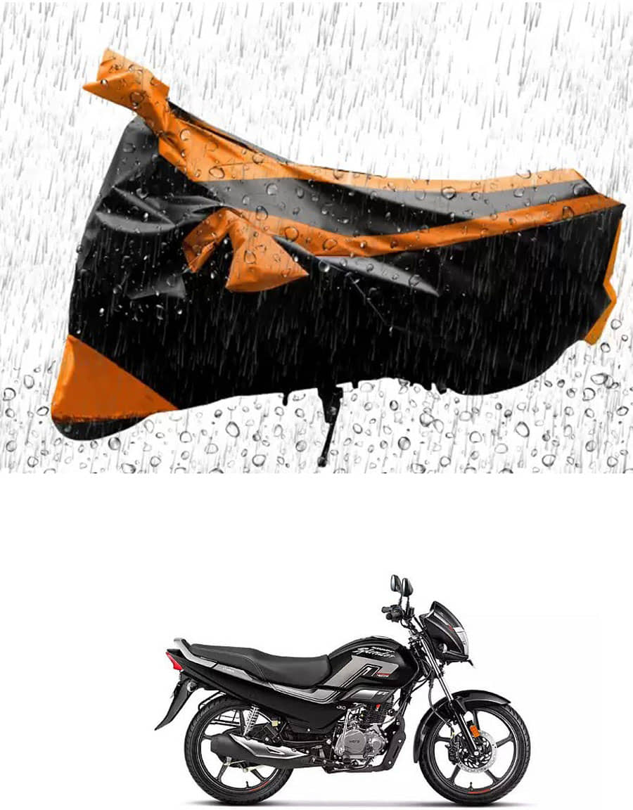 JVG Bike Body Cover for Hero Super Splendor ( Pack of 1 ) , Orange