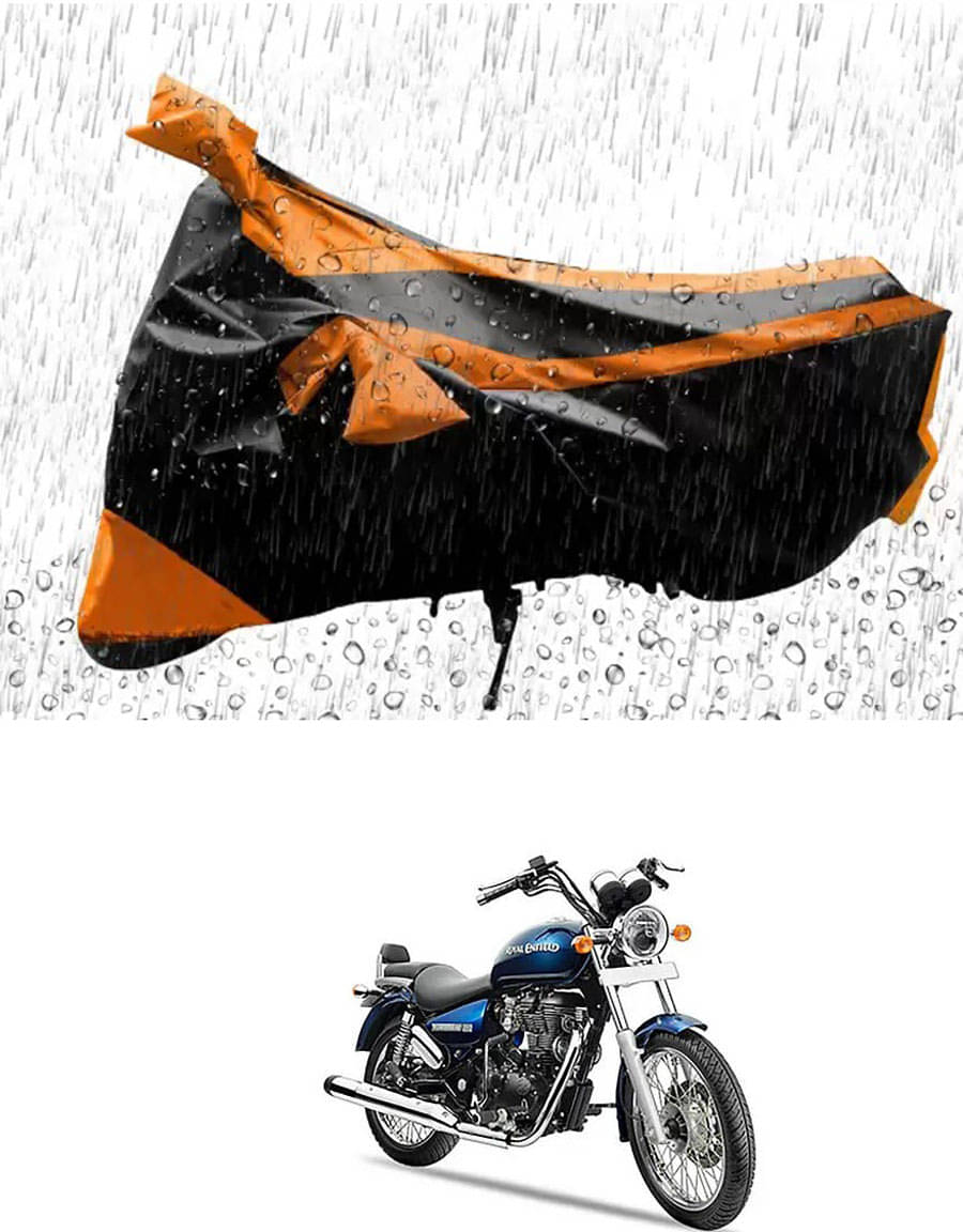     			JVG Bike Body Cover for Royal Enfield Thunderbird 350 ( Pack of 1 ) , Orange