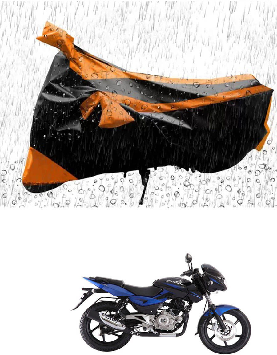     			JVG Bike Body Cover for Bajaj Pulsar 180 DTS-i ( Pack of 1 ) , Orange