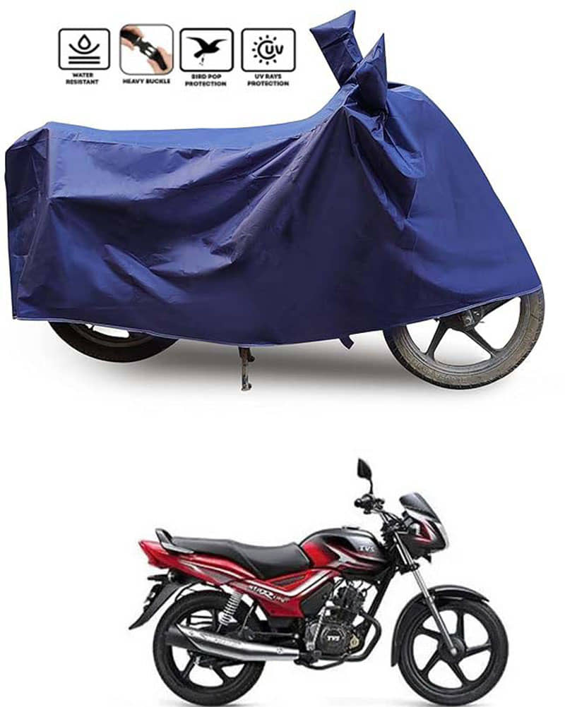 JVG Bike Body Cover for TVS Star City ( Pack of 1 ) , Blue