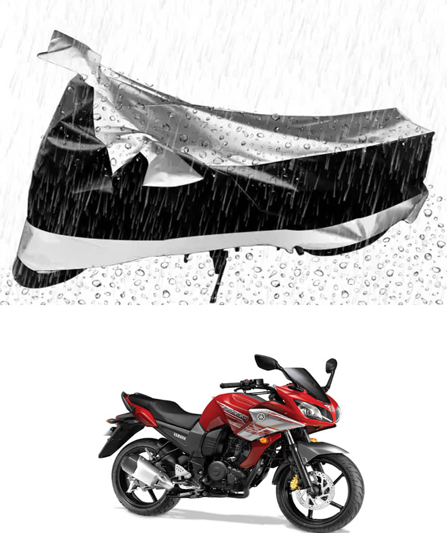 JVG Bike Body Cover for Yamaha Fazer ( Pack of 1 ) , Silver