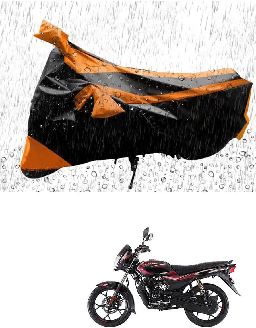    			JVG Bike Body Cover for Bajaj Platina ( Pack of 1 ) , Orange