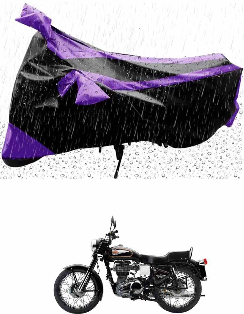 JVG Bike Body Cover for Royal Enfield Bullet 350 ( Pack of 1 ) , Purple