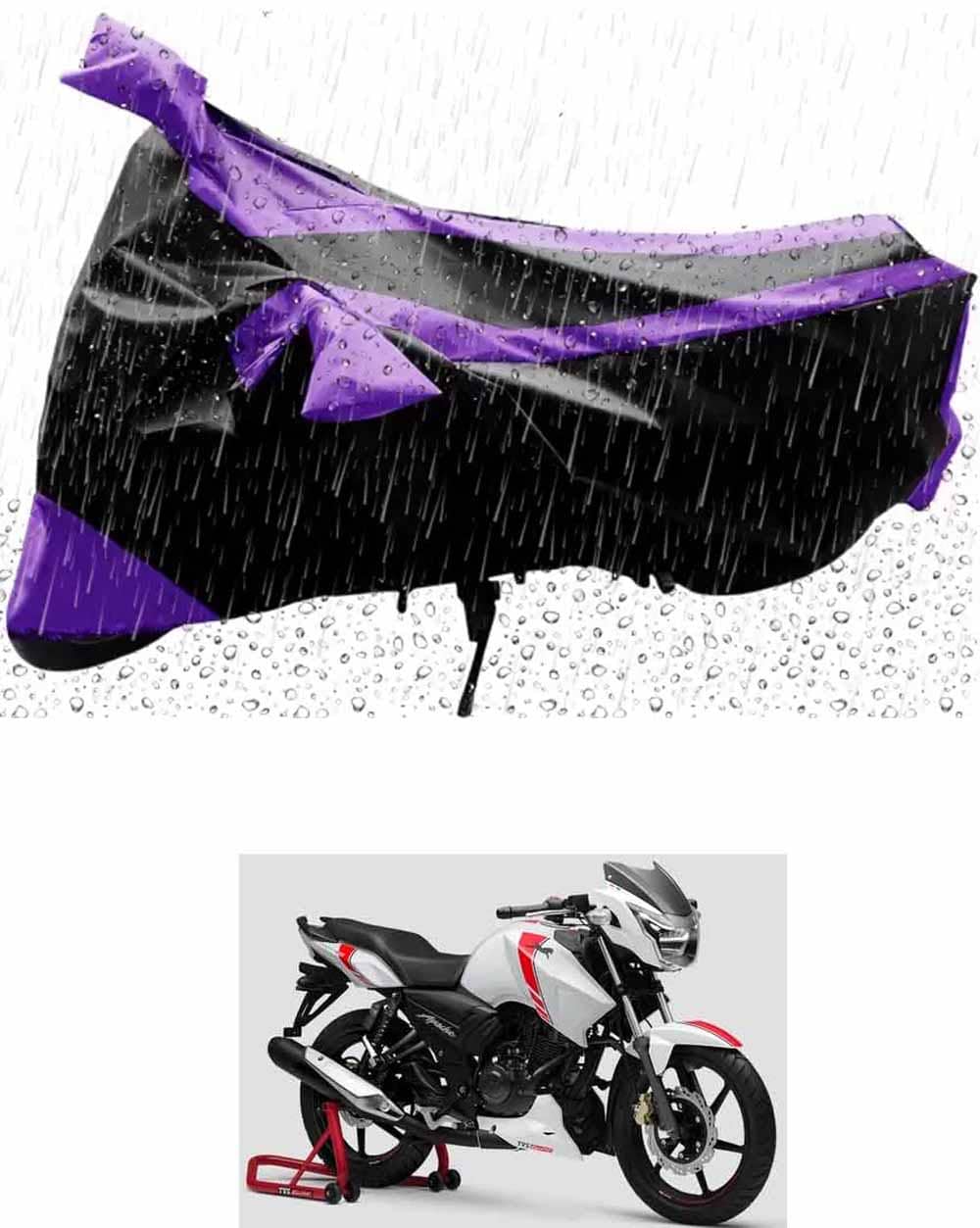 JVG Bike Body Cover for TVS Apache RTR 160 ( Pack of 1 ) , Purple