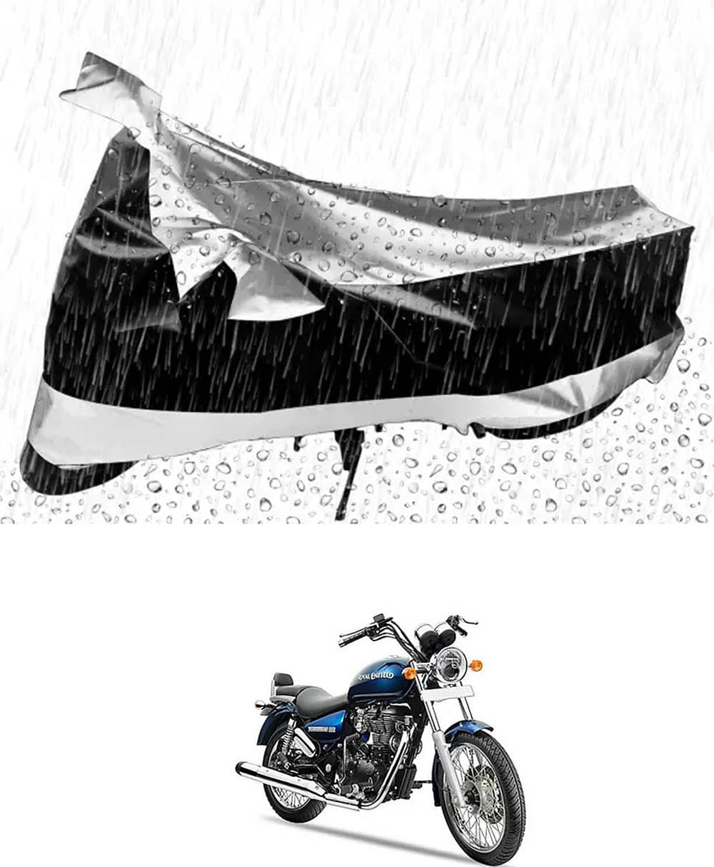 JVG Bike Body Cover for Royal Enfield Thunderbird 350 ( Pack of 1 ) , Silver JVG Bike Body Cover for Royal Enfield Thunderbird 350 ( Pack of 1 ) , Silver