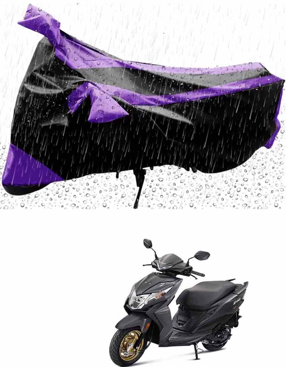 JVG Bike Body Cover for Honda Dio ( Pack of 1 ) , Purple