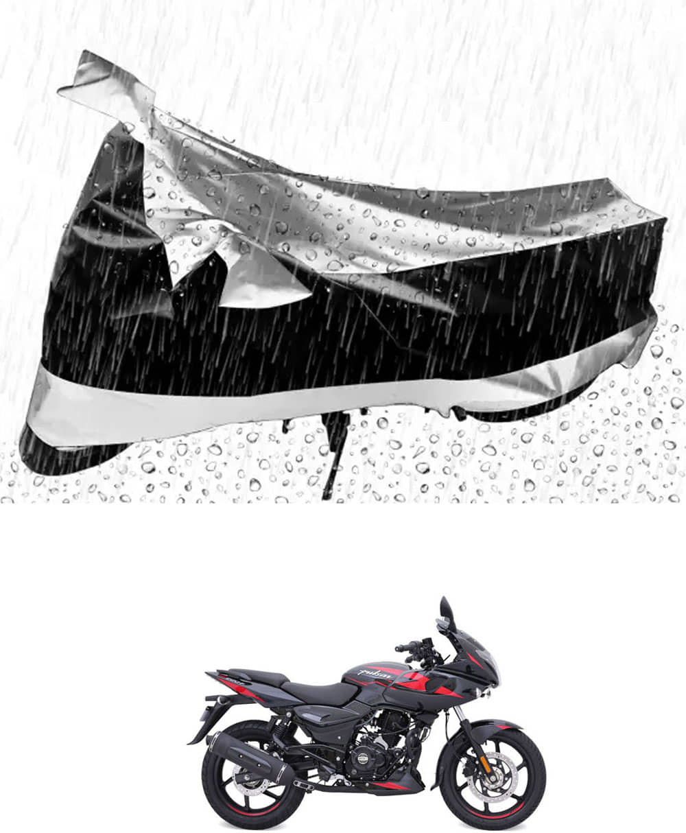 JVG Bike Body Cover for Bajaj Pulsar 220 F ( Pack of 1 ) , Silver