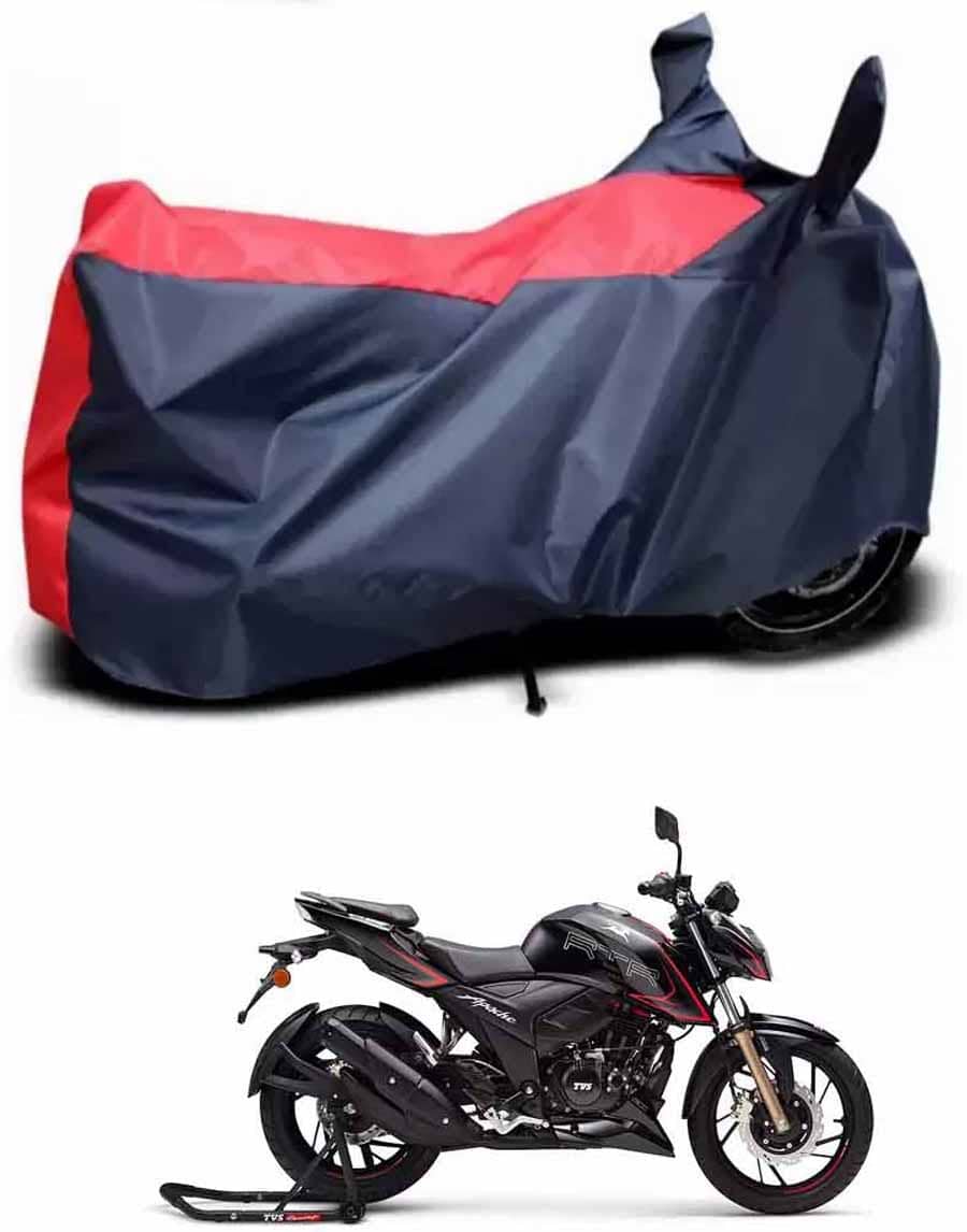 JVG Bike Body Cover for TVS Apache RTR 200 4V FI ( Pack of 1 ) , Red