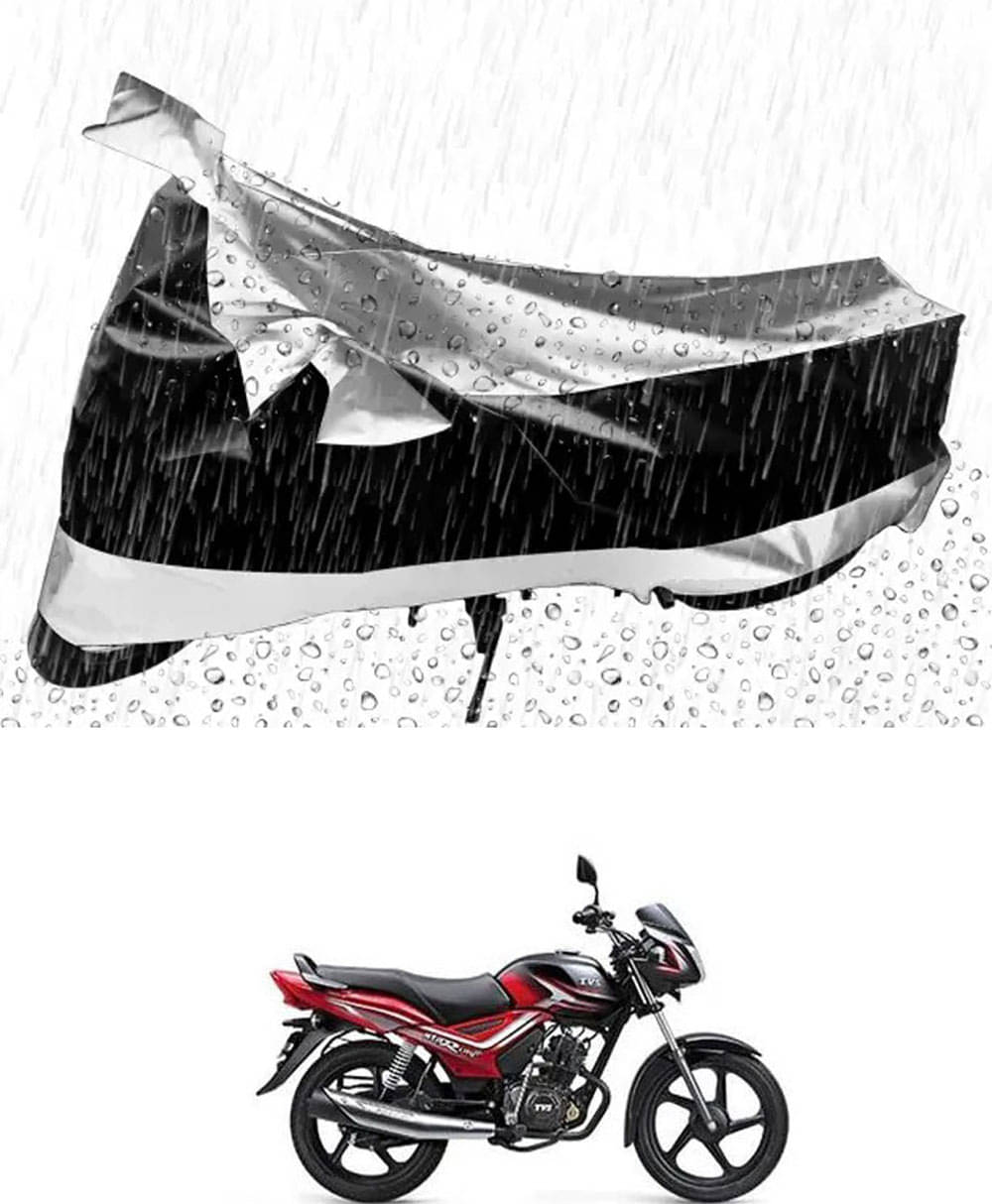 JVG Bike Body Cover for TVS Star City ( Pack of 1 ) , Silver JVG Bike Body Cover for TVS Star City ( Pack of 1 ) , Silver