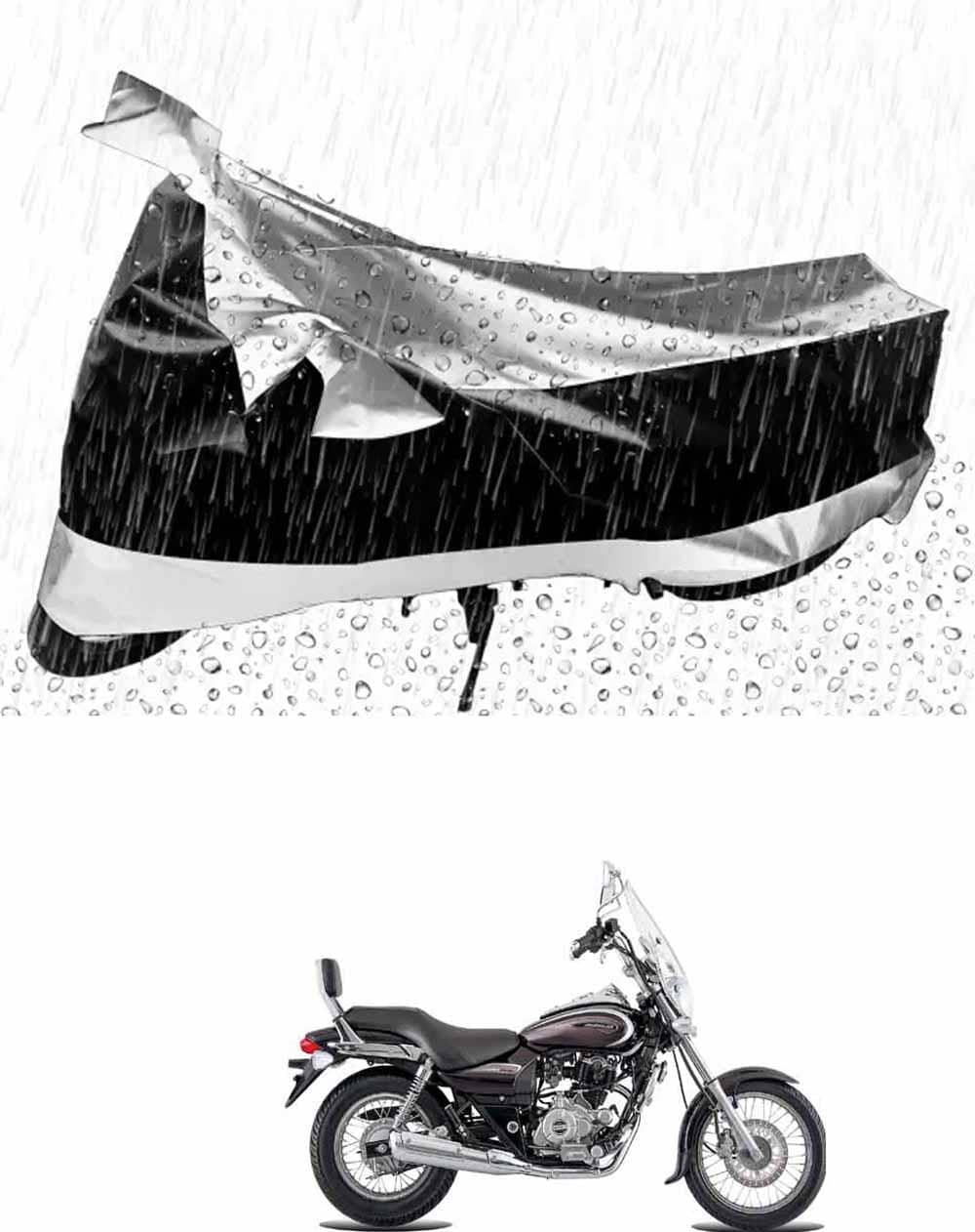 JVG Bike Body Cover for Bajaj Avenger 220 DTS-i ( Pack of 1 ) , Silver