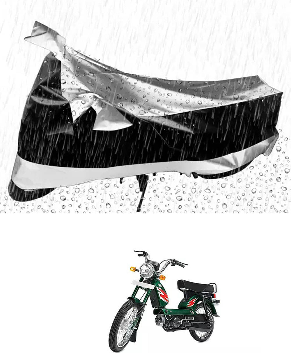     			JVG Bike Body Cover for TVS XL Super ( Pack of 1 ) , Silver