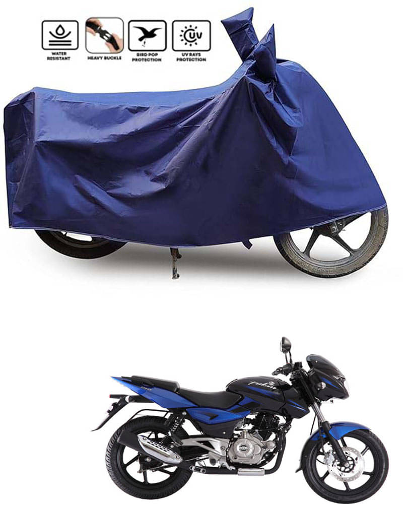JVG Bike Body Cover for Bajaj Pulsar 180 DTS-i ( Pack of 1 ) , Blue JVG Bike Body Cover for Bajaj Pulsar 180 DTS-i ( Pack of 1 ) , Blue