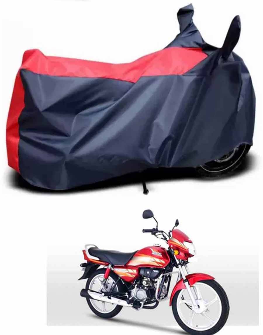 JVG Bike Body Cover for Hero CD deluxe ( Pack of 1 ) , Red JVG Bike Body Cover for Hero CD deluxe ( Pack of 1 ) , Red