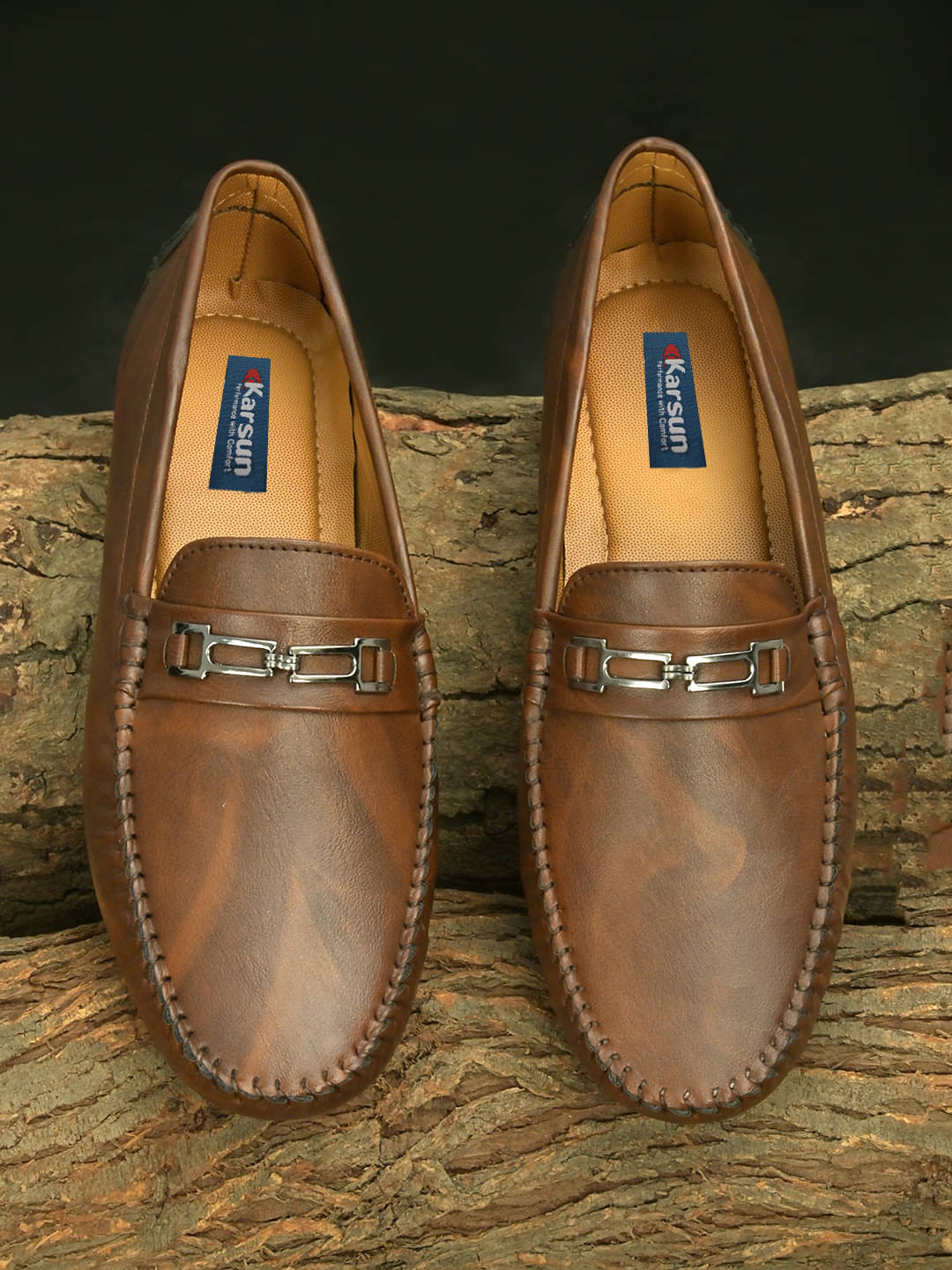     			Karsun Brown Men's Slip on