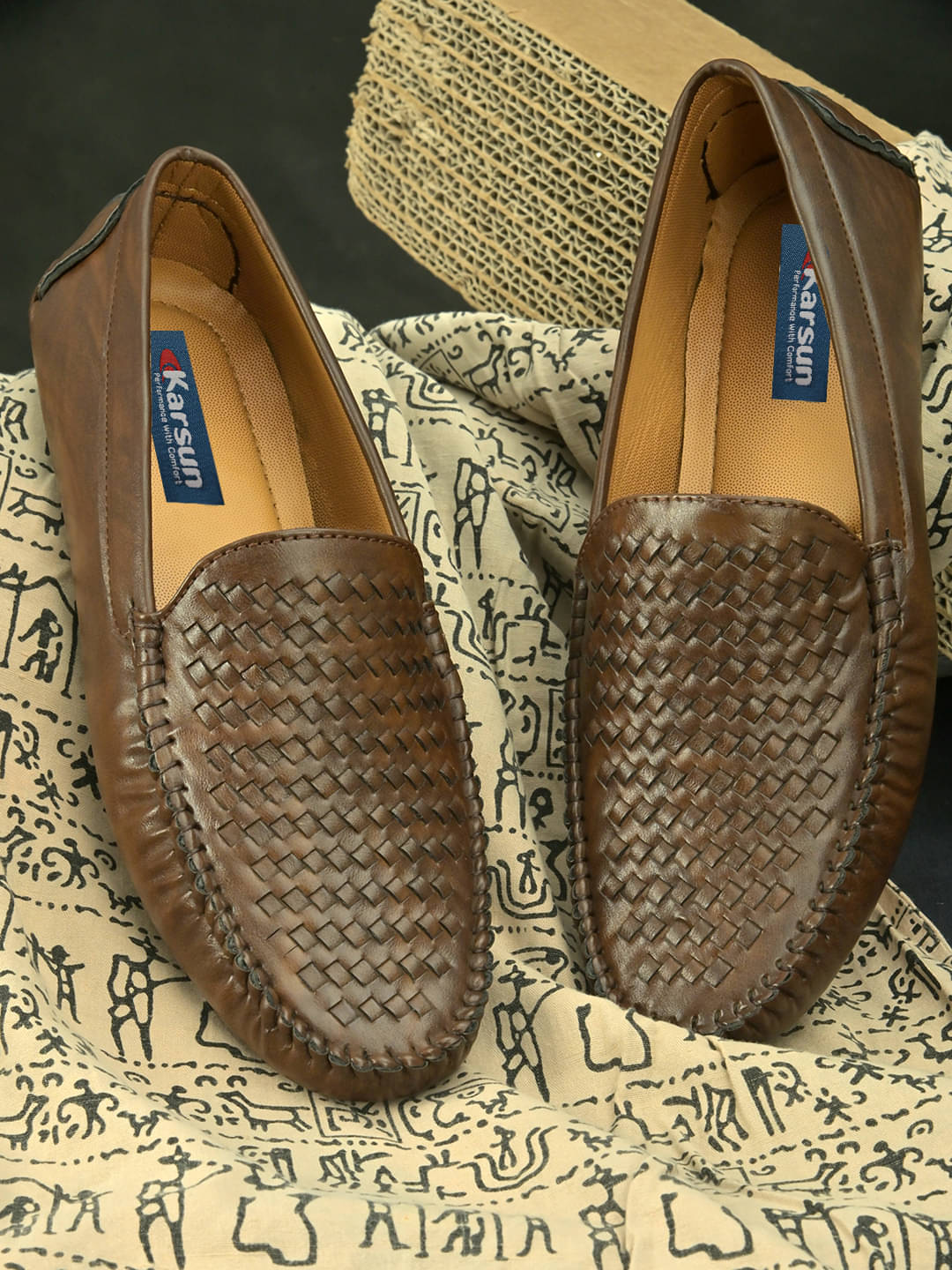     			Karsun Brown Men's Slip on