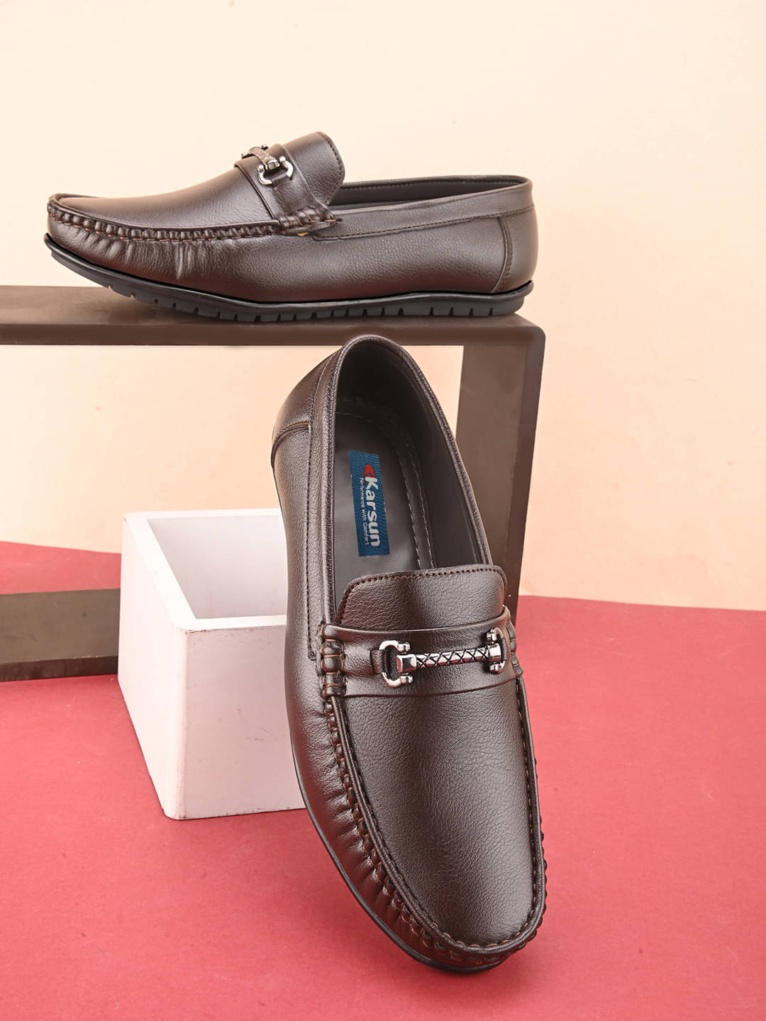     			Karsun Brown Men's Slip on