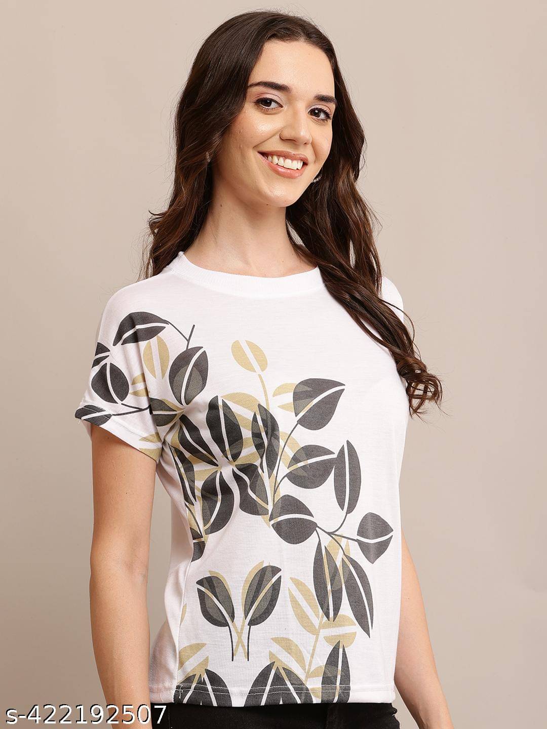 Raabta Fashion Women's Viscose Regular Top ( White )     			Raabta Fashion Women's Viscose Regular Top ( White )