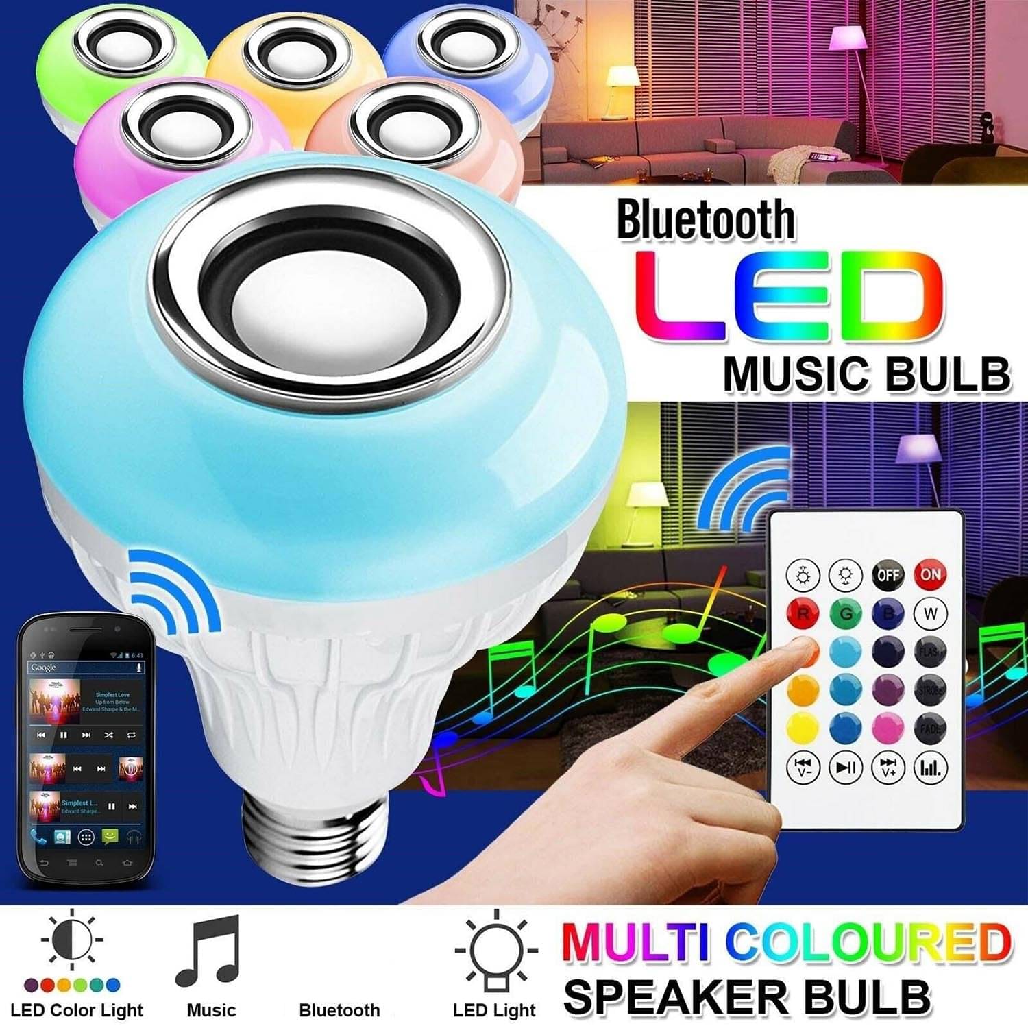     			SPARKWORLD 12W Cool Day Light Smart Bulb ( Single Pack )