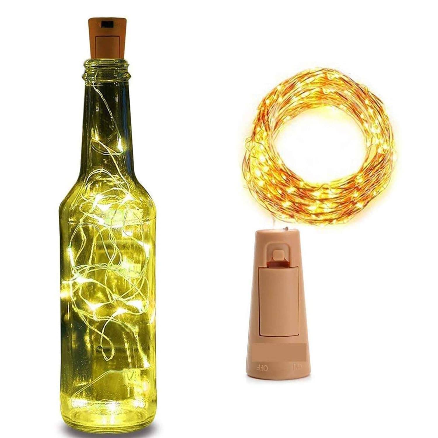     			SPARKWORLD Gold 3M Cork light ( Pack of 1 )