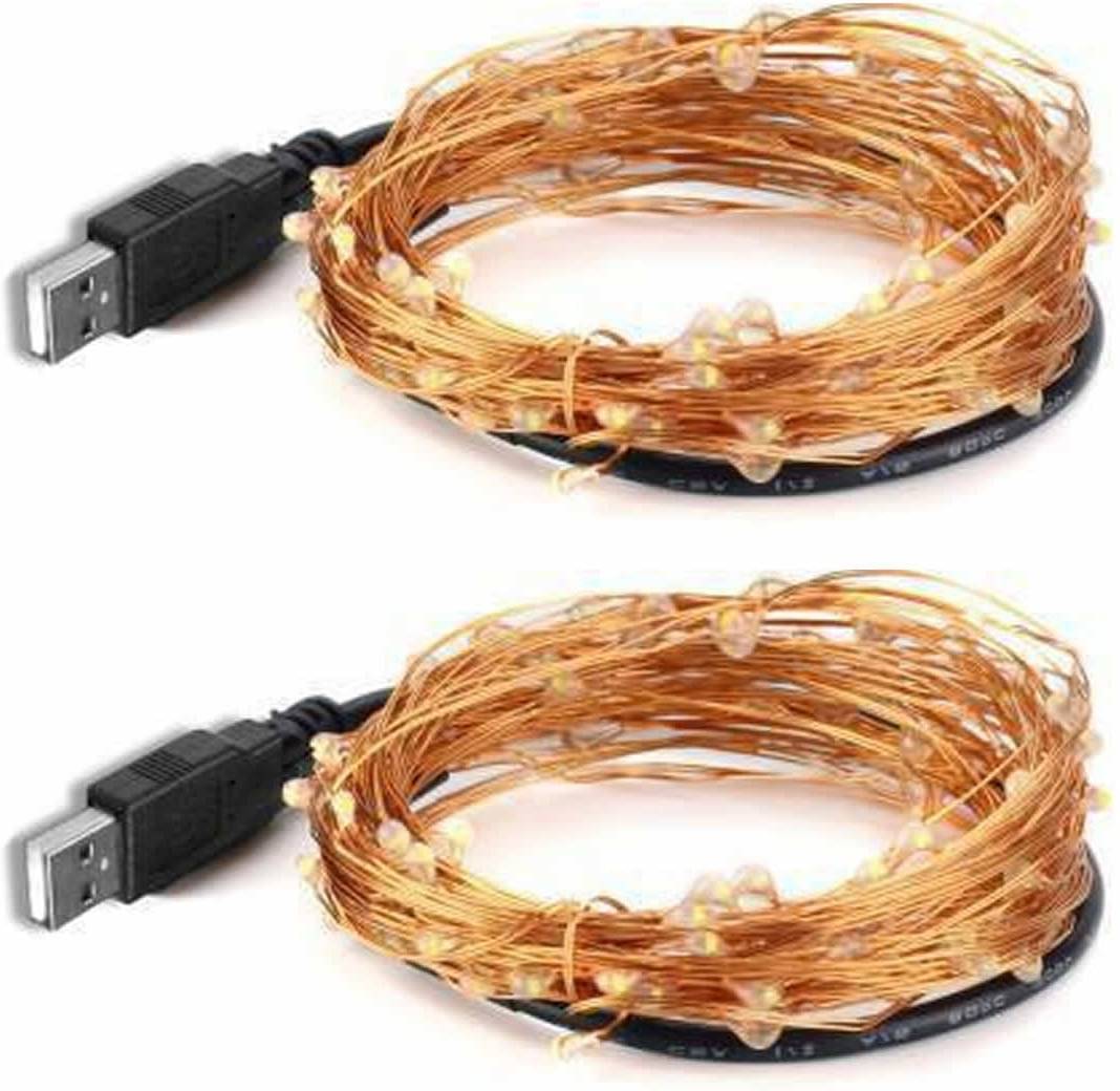     			SPARKWORLD Gold 3M Cork light ( Pack of 2 )