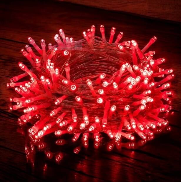     			SPARKWORLD Red 11 Mtr String Light ( Pack of 1 )