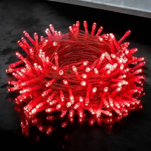     			SPARKWORLD Red 11 Mtr String Light ( Pack of 1 )