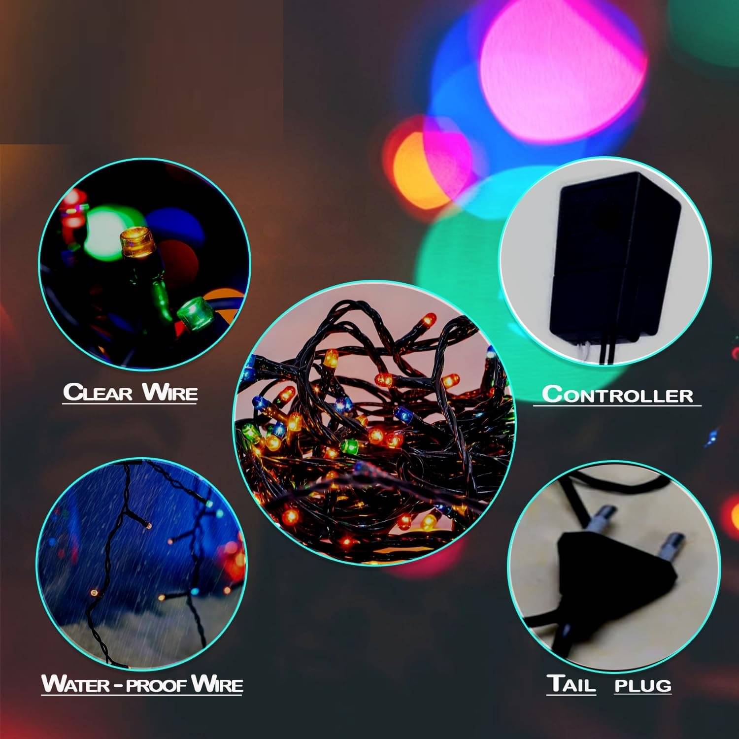     			SPARKWORLD Red 25M String Light ( Pack of 1 )