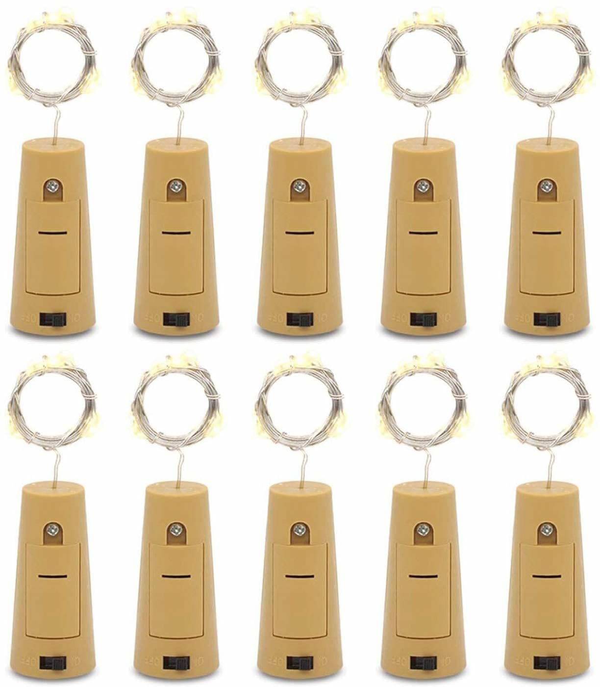     			SPARKWORLD Yellow 3M Cork light ( Pack of 10 )