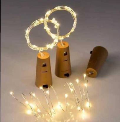     			SPARKWORLD Yellow 3M Cork light ( Pack of 2 )