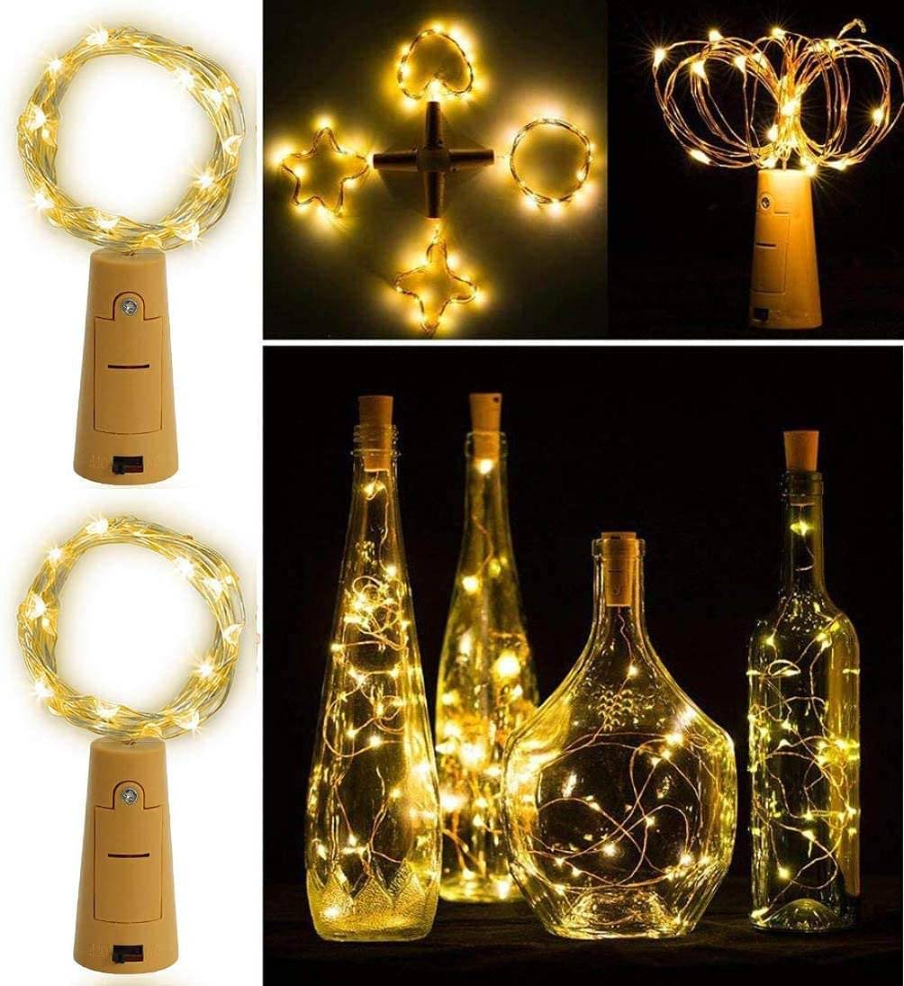     			SPARKWORLD Yellow 3M Cork light ( Pack of 2 )