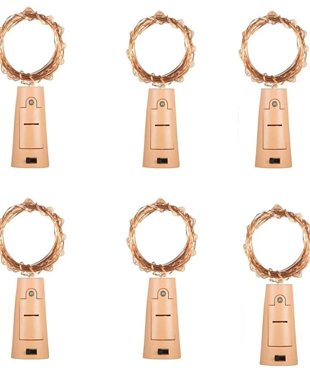     			SPARKWORLD Yellow 3M Cork light ( Pack of 6 )