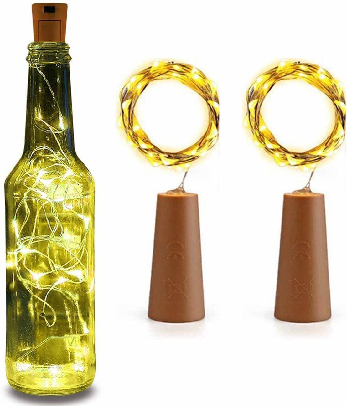     			SPARKWORLD Yellow 3M Cork light ( Pack of 2 )