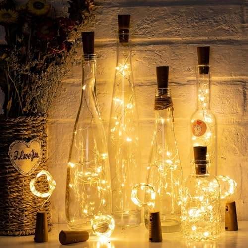     			SPARKWORLD Yellow 3M Cork light ( Pack of 6 )