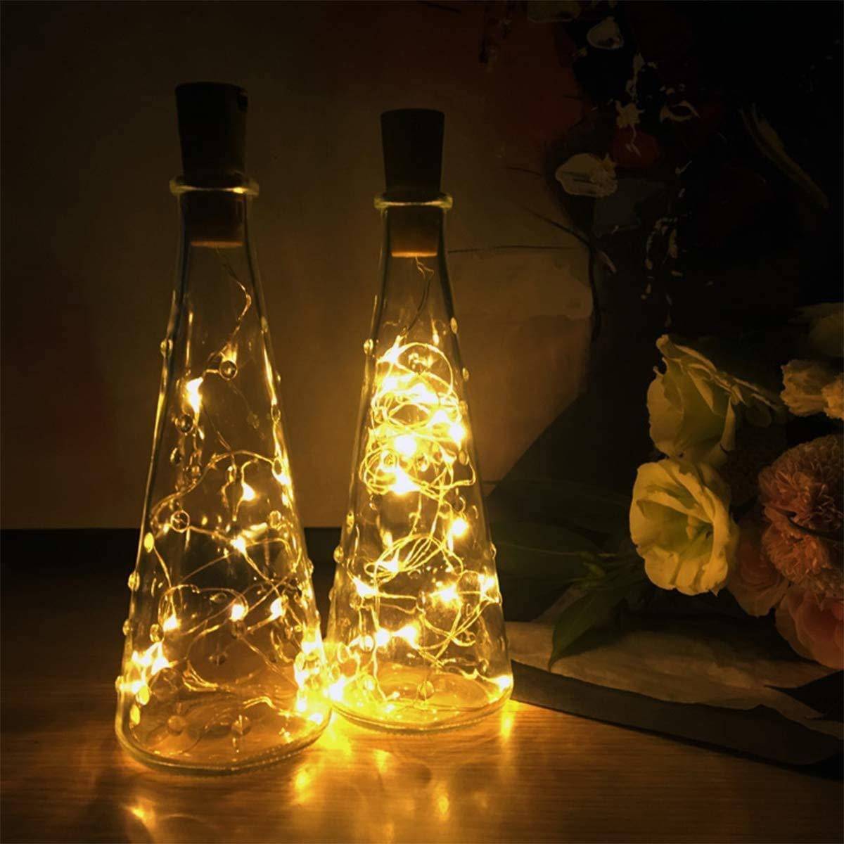     			SPARKWORLD Yellow 3M Cork light ( Pack of 10 )