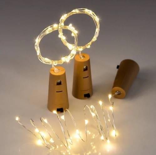     			SPARKWORLD Yellow 3M Cork light ( Pack of 4 )