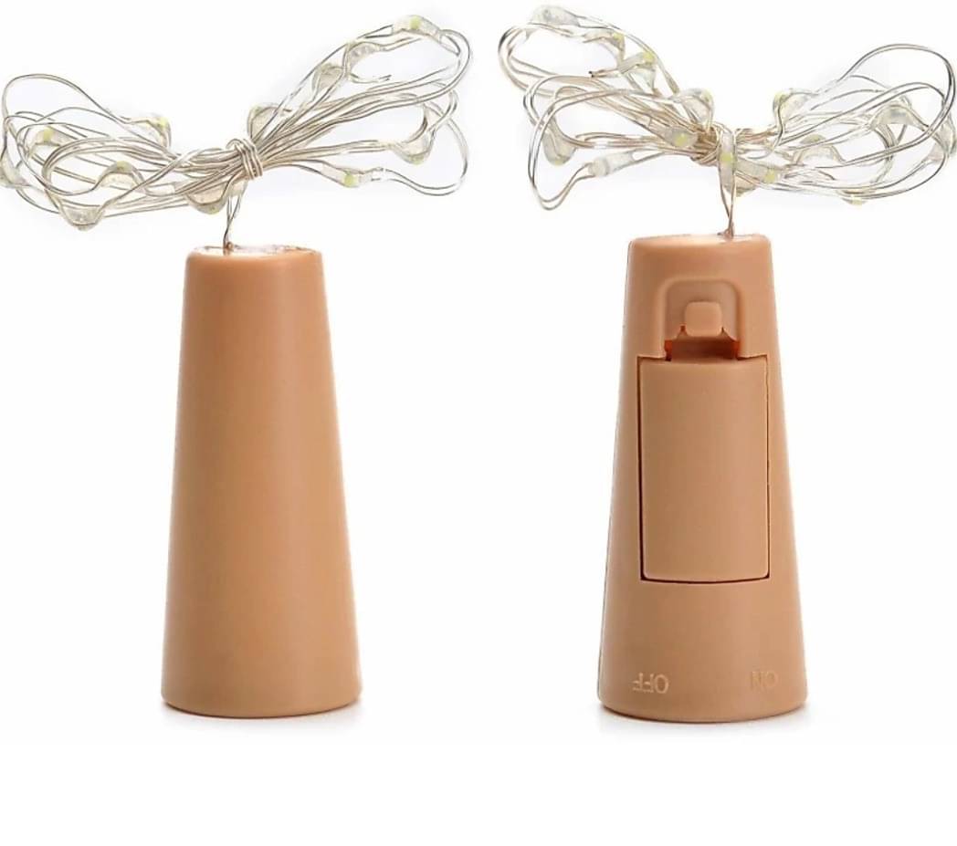     			SPARKWORLD Yellow 3M Cork light ( Pack of 2 )