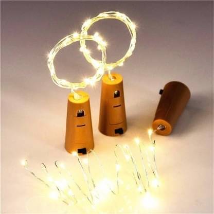     			SPARKWORLD Yellow 3M Cork light ( Pack of 3 )