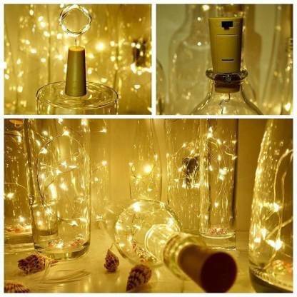     			SPARKWORLD Yellow 3M Cork light ( Pack of 6 )