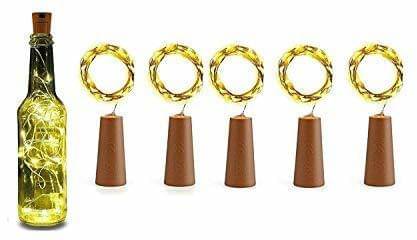     			SPARKWORLD Yellow 3M Cork light ( Pack of 5 )