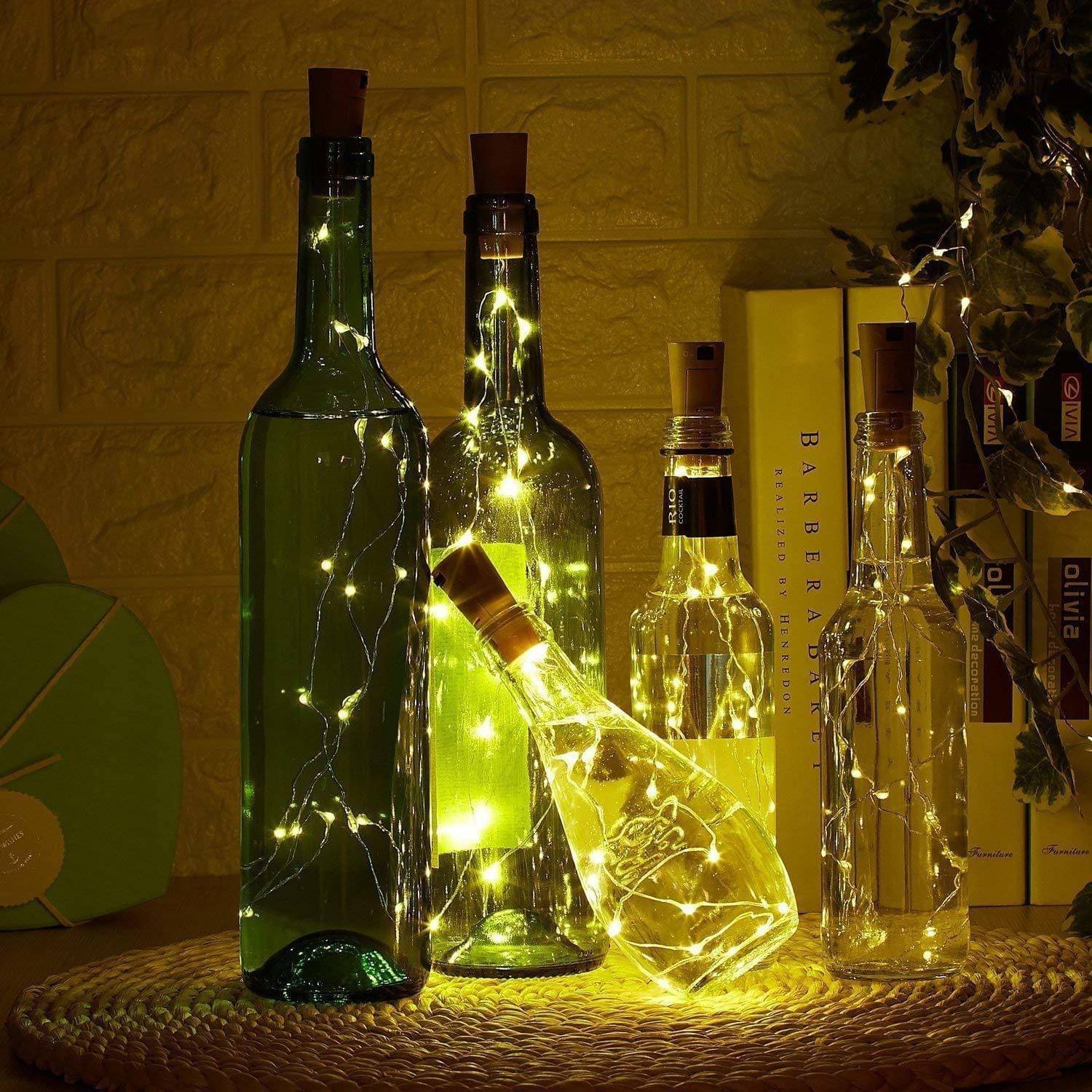     			SPARKWORLD Yellow 3M Cork light ( Pack of 2 )