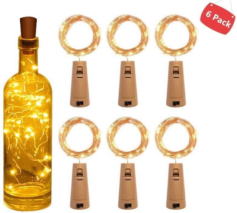     			SPARKWORLD Yellow 3M Cork light ( Pack of 6 )
