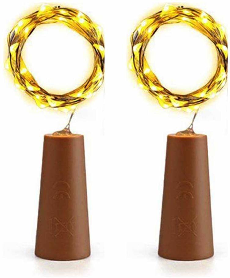     			SPARKWORLD Yellow 3M Cork light ( Pack of 2 )