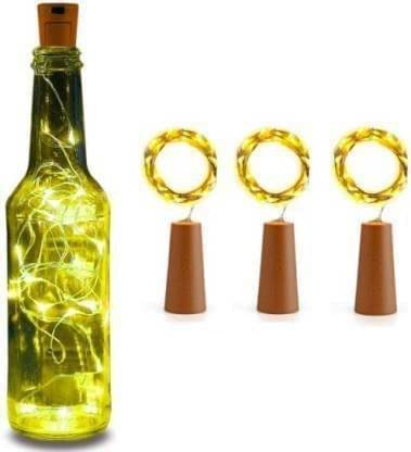     			SPARKWORLD Yellow 3M Cork light ( Pack of 3 )