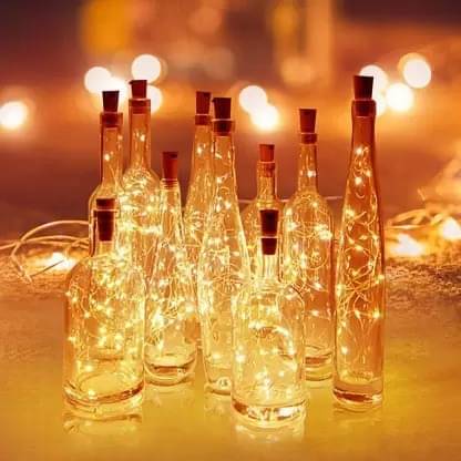     			SPARKWORLD Yellow 3M Cork light ( Pack of 5 )